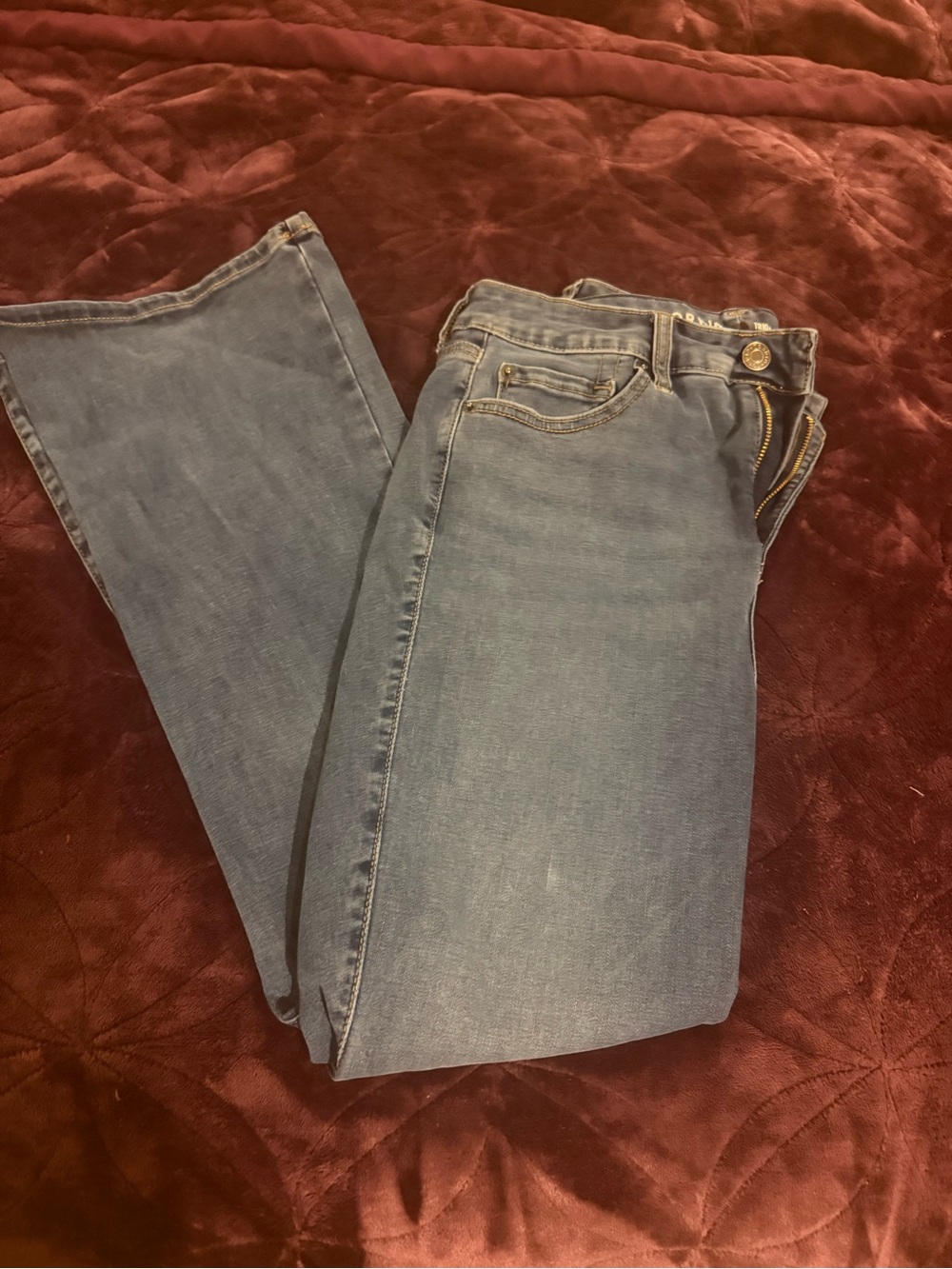 torrid Light Blue Wide Leg Stretch Jeans